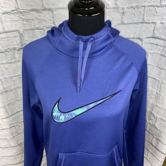 Nike drifit Longsleeve hoodie purple size small women - Picture 3 of 10